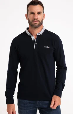 Polos & Tee-shirts<Armand Thiery Polo manches longues Romantique - Marine