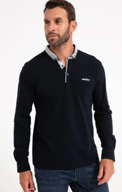 Polos & Tee-shirts<Armand Thiery Polo manches longues Romantique - Marine