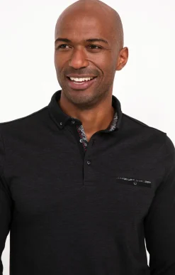 Polos & Tee-shirts<Armand Thiery Polo manches longues Sheldon - Anthracite