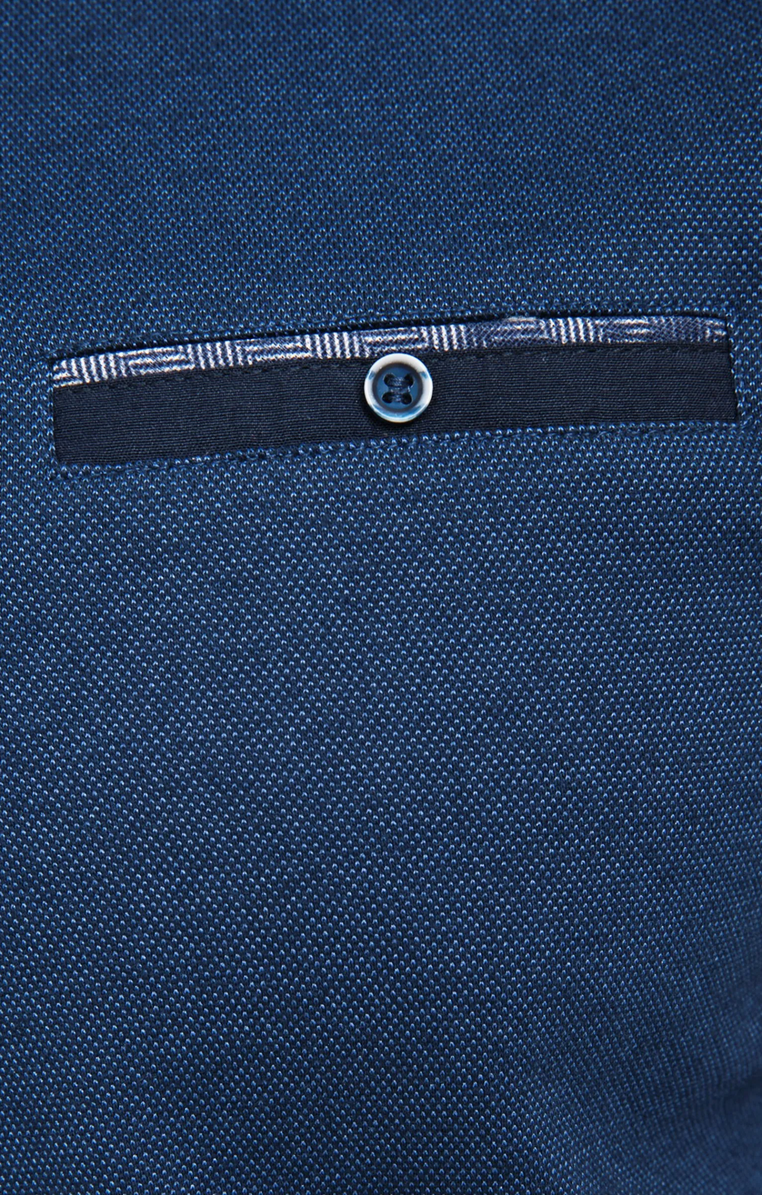 Polos & Tee-shirts<Armand Thiery Polo manches longues Sheldon - Bleu