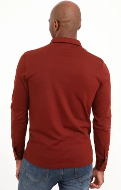 Polos & Tee-shirts<Armand Thiery Polo manches longues Sheldon - Brique