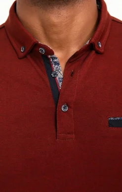 Polos & Tee-shirts<Armand Thiery Polo manches longues Sheldon - Brique