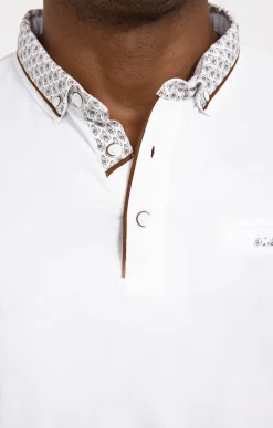 Polos & Tee-shirts<Armand Thiery Polo manches longues Sued Barca - Blanc