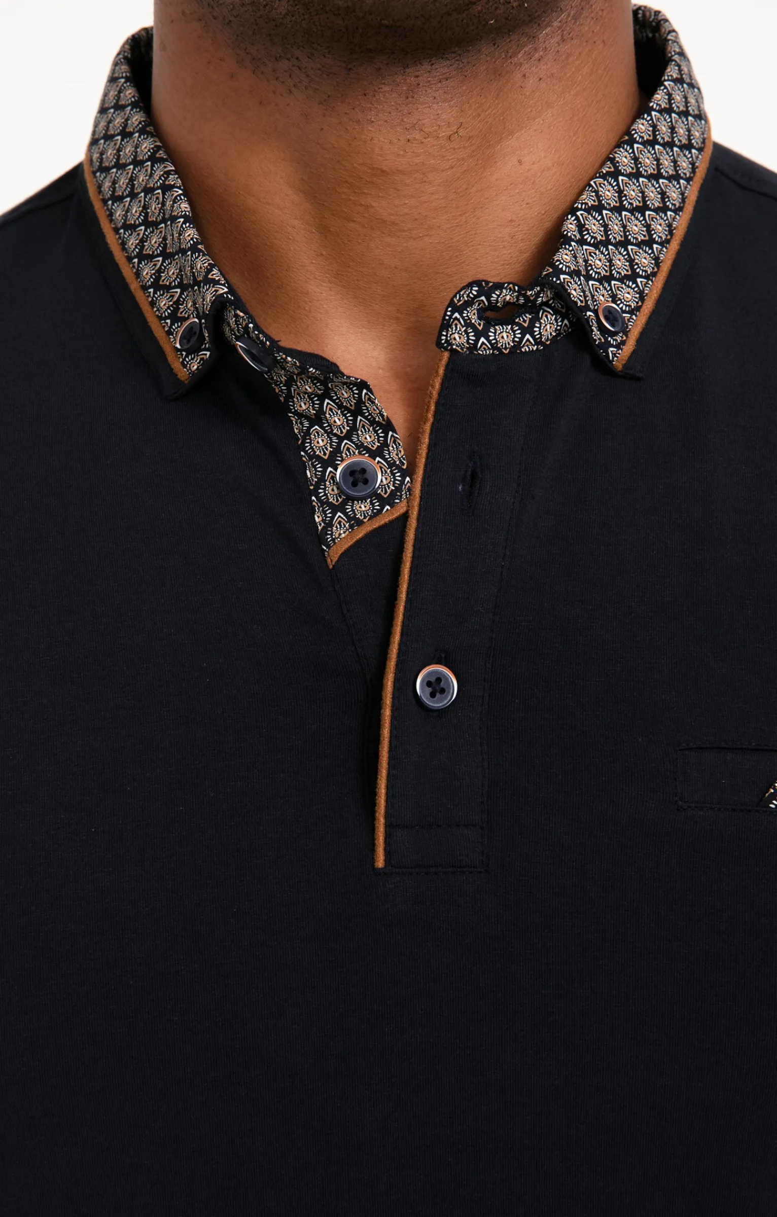 Polos & Tee-shirts<Armand Thiery Polo manches longues Sued Barca - Marine