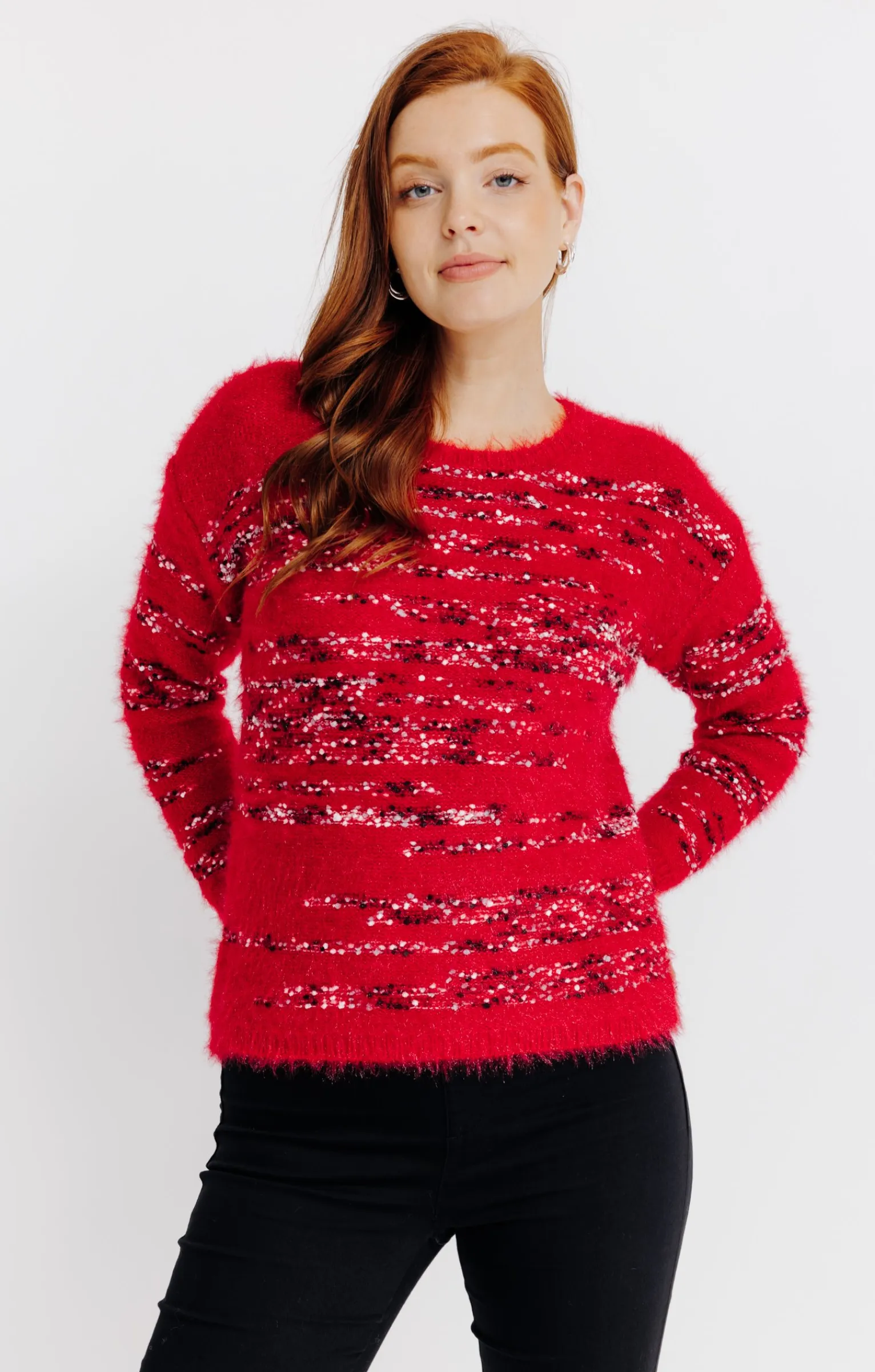 Pulls & Cardigans<Armand Thiery Pull à rayures - Rouge