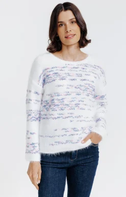 Pulls & Cardigans<Armand Thiery Pull à rayures - Écru