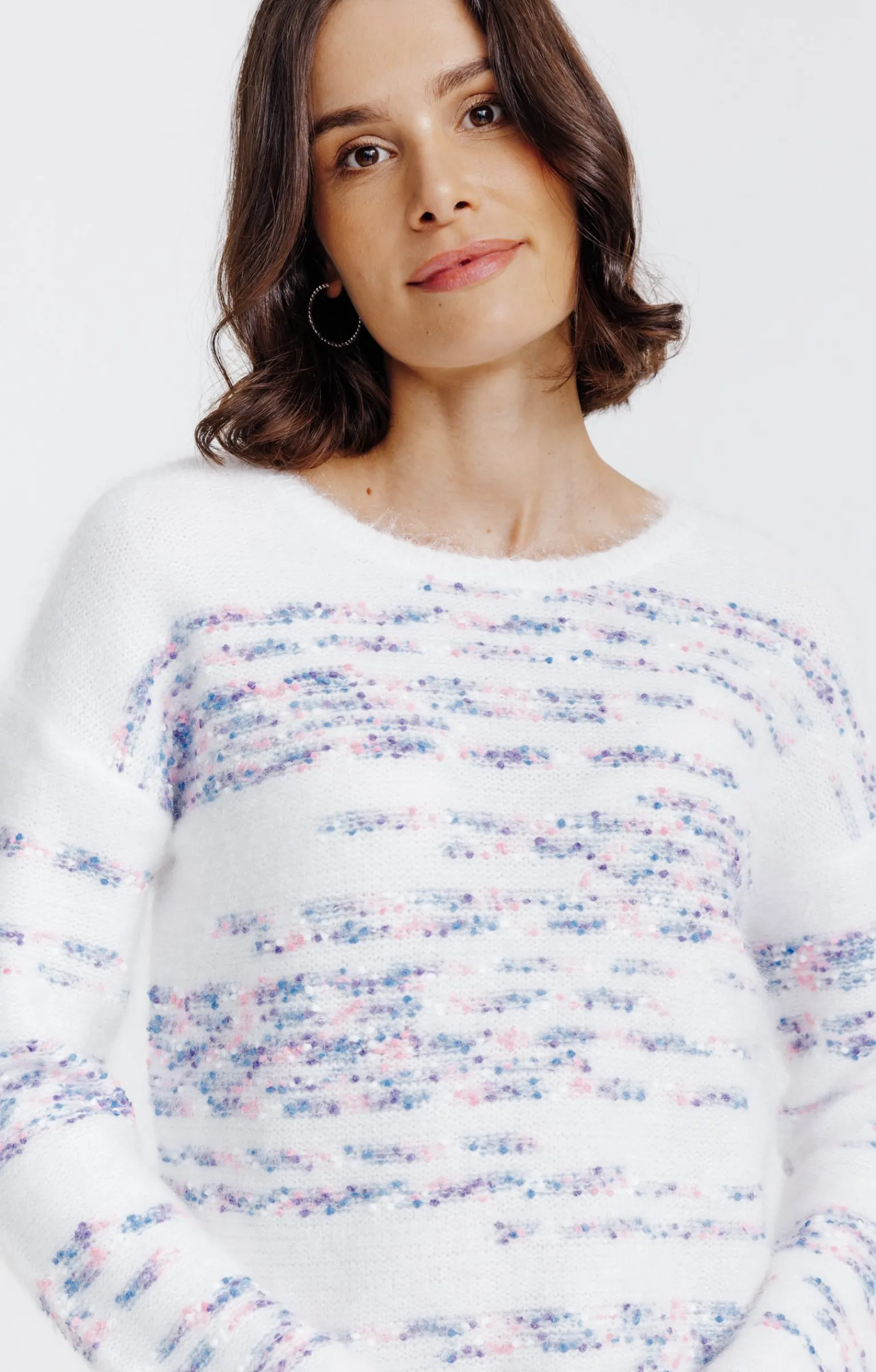 Pulls & Cardigans<Armand Thiery Pull à rayures - Écru