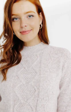 Pulls & Cardigans<Armand Thiery PULL AVEC TORSADES - Corail