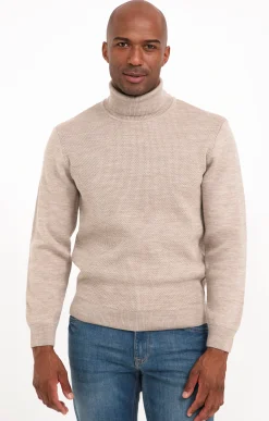 Pulls & Gilets<Armand Thiery Pull col roulé - Beige