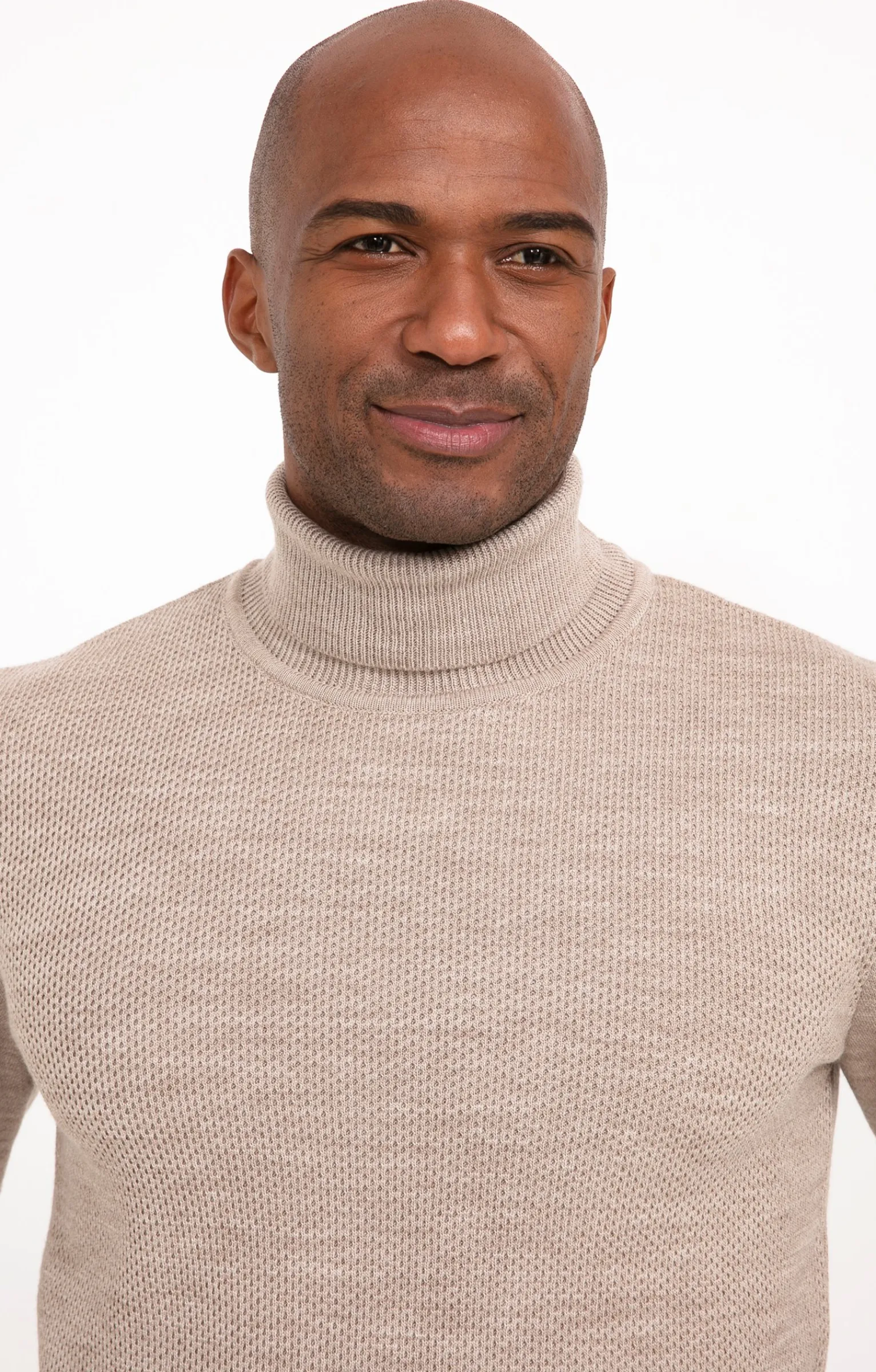 Pulls & Gilets<Armand Thiery Pull col roulé - Beige