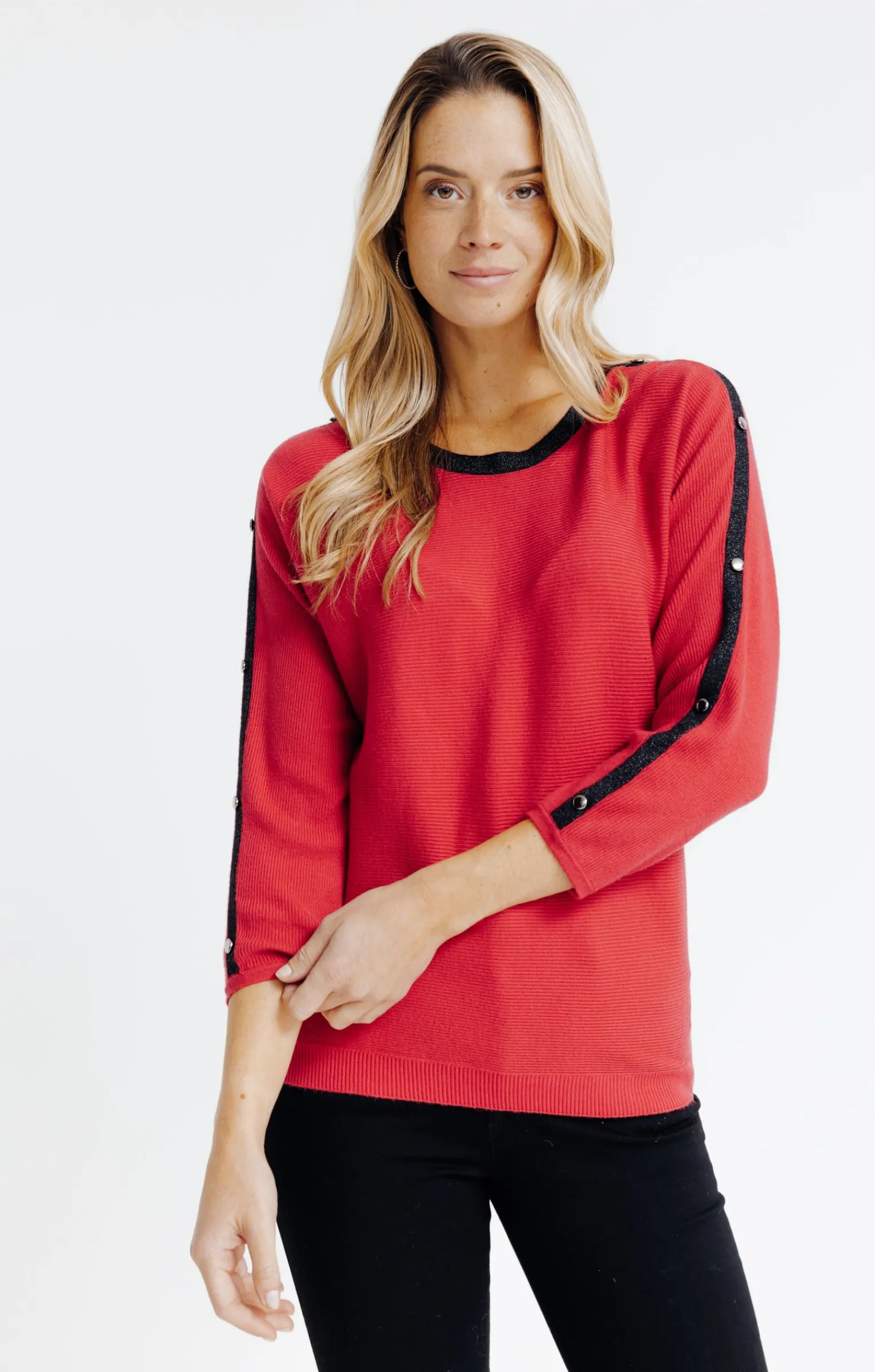 Pulls & Cardigans<Armand Thiery Pull bicolore - Fuchsia