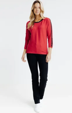Pulls & Cardigans<Armand Thiery Pull bicolore - Fuchsia