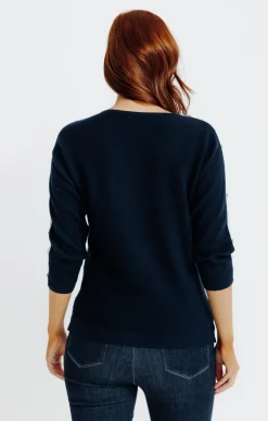 Pulls & Cardigans<Armand Thiery Pull bicolore - Marine