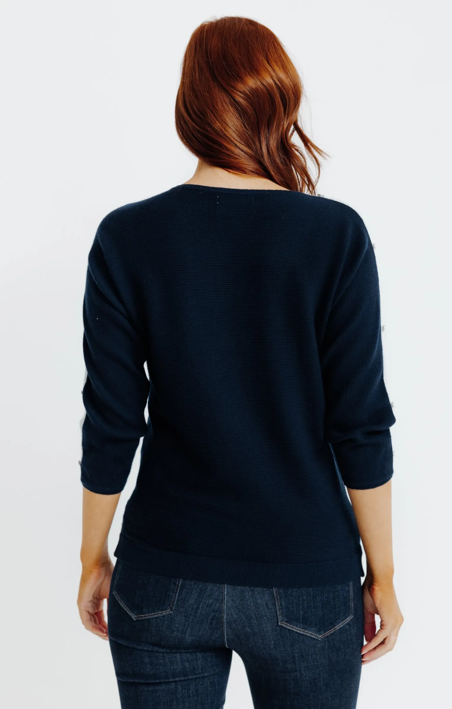Pulls & Cardigans<Armand Thiery Pull bicolore - Marine