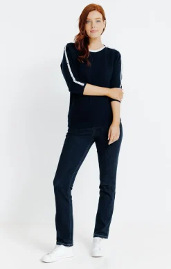 Pulls & Cardigans<Armand Thiery Pull bicolore - Marine