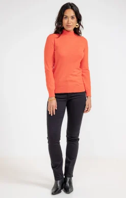 Pulls & Cardigans<Armand Thiery Pull col montant - Mandarine