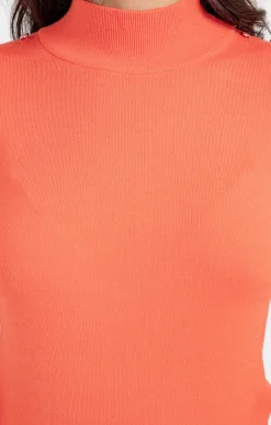 Pulls & Cardigans<Armand Thiery Pull col montant - Mandarine