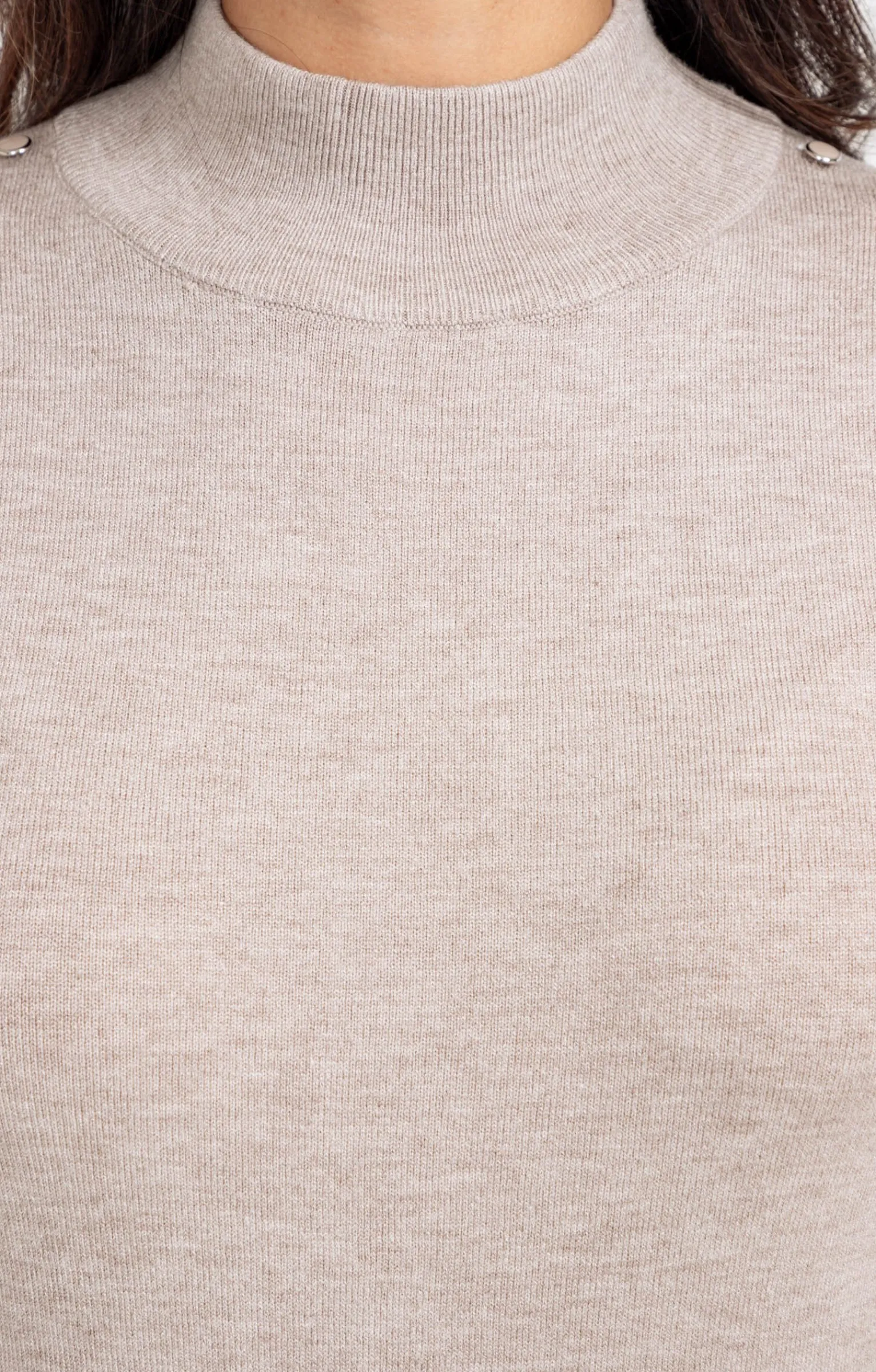 Pulls & Cardigans<Armand Thiery Pull col montant - Taupe