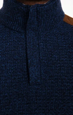 Pulls & Gilets<Armand Thiery Pull col montant avec sherpa - Bleudur