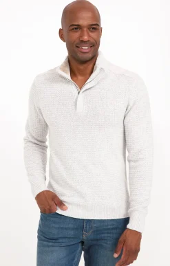 Pulls & Gilets<Armand Thiery Pull col montant avec sherpa - Grisclair