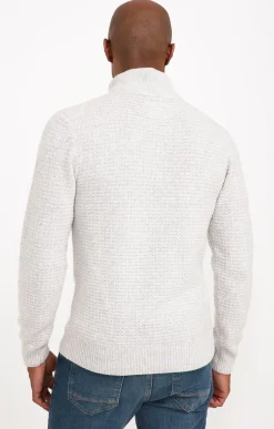 Pulls & Gilets<Armand Thiery Pull col montant avec sherpa - Grisclair