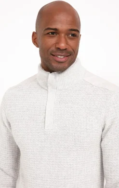 Pulls & Gilets<Armand Thiery Pull col montant avec sherpa - Grisclair