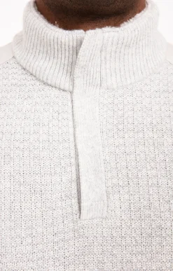 Pulls & Gilets<Armand Thiery Pull col montant avec sherpa - Grisclair
