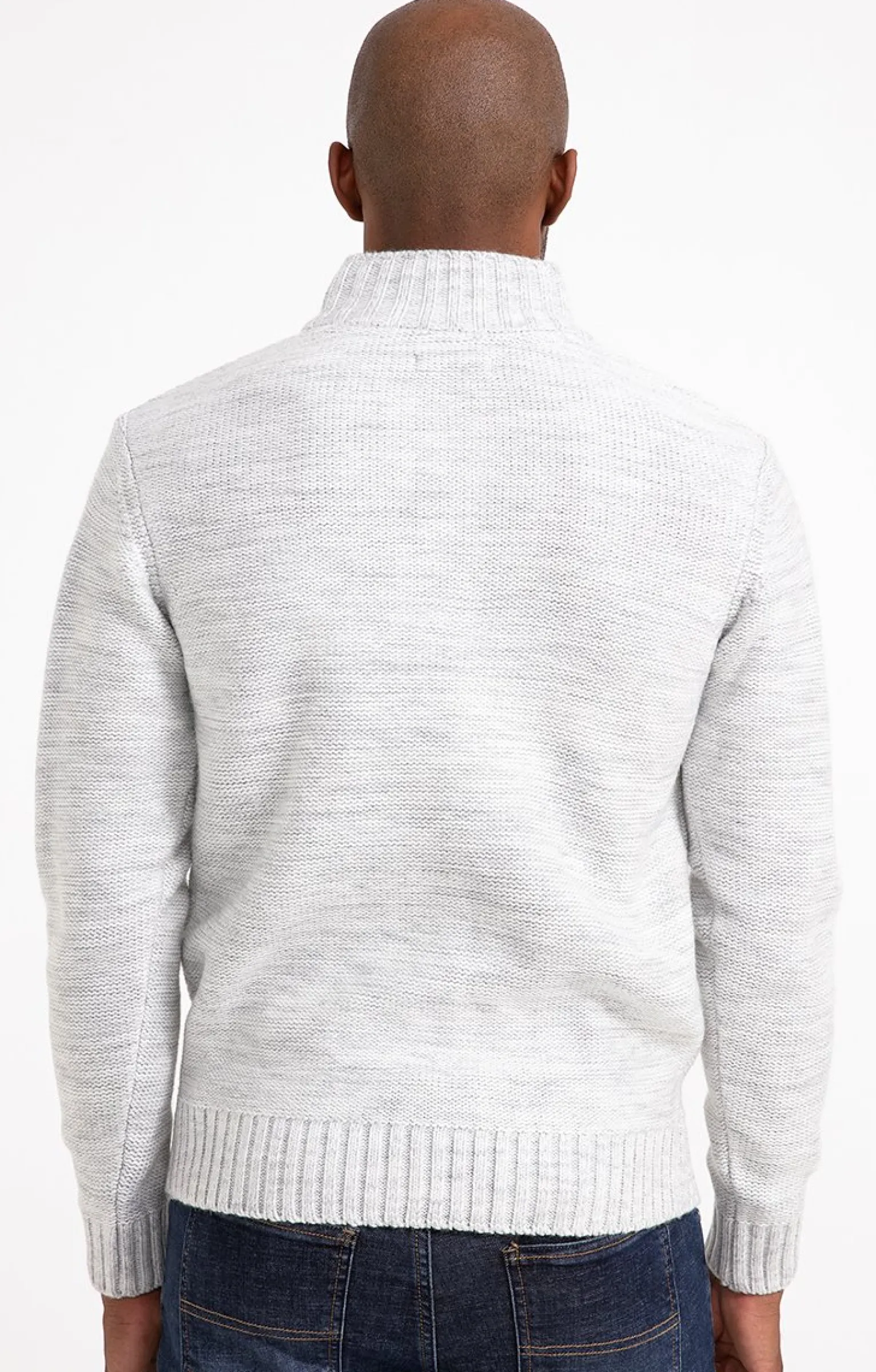 Pulls & Gilets<Armand Thiery Pull col montant torsadé - Grisclair