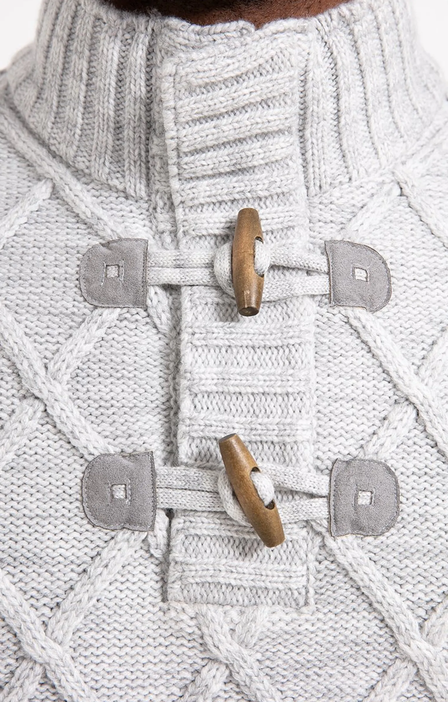 Pulls & Gilets<Armand Thiery Pull col montant torsadé - Grisclair