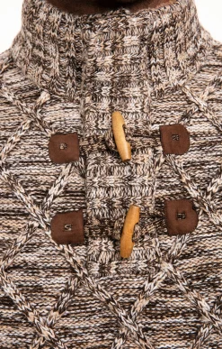 Pulls & Gilets<Armand Thiery Pull col montant torsadé - Camel