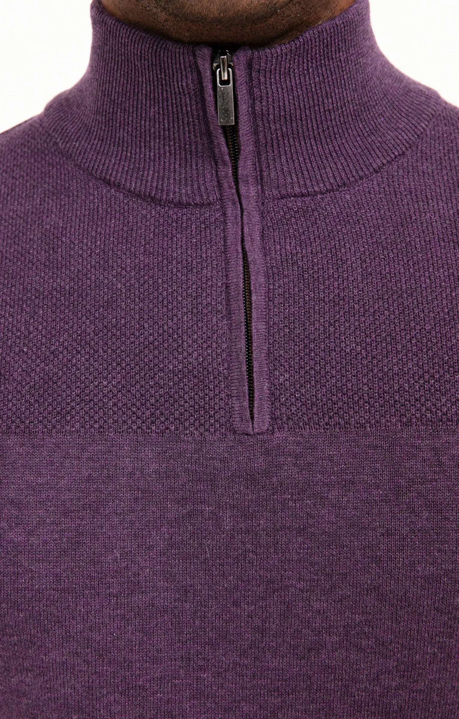 Pulls & Gilets<Armand Thiery Pull col montant zippé - Parme