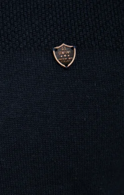 Pulls & Gilets<Armand Thiery Pull col montant zippé - Marine
