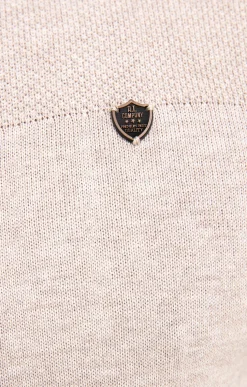 Pulls & Gilets<Armand Thiery Pull col montant zippé - Beige