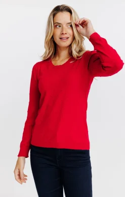 Pulls & Cardigans<Armand Thiery Pull col rond - Rouge