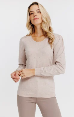 Pulls & Cardigans<Armand Thiery Pull col rond - Beige