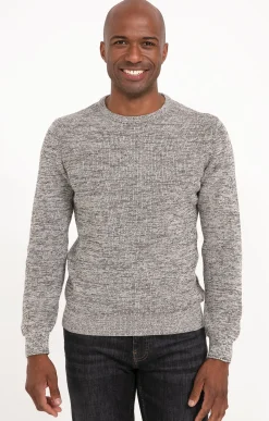 Pulls & Gilets<Armand Thiery Pull col rond côtelé - Grisclair