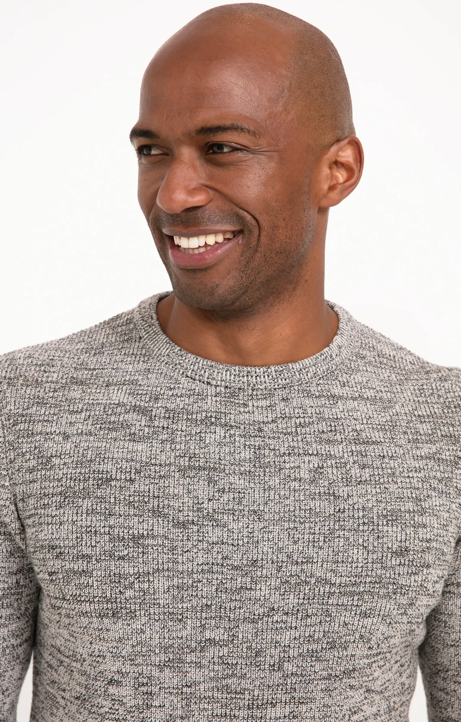 Pulls & Gilets<Armand Thiery Pull col rond côtelé - Grisclair