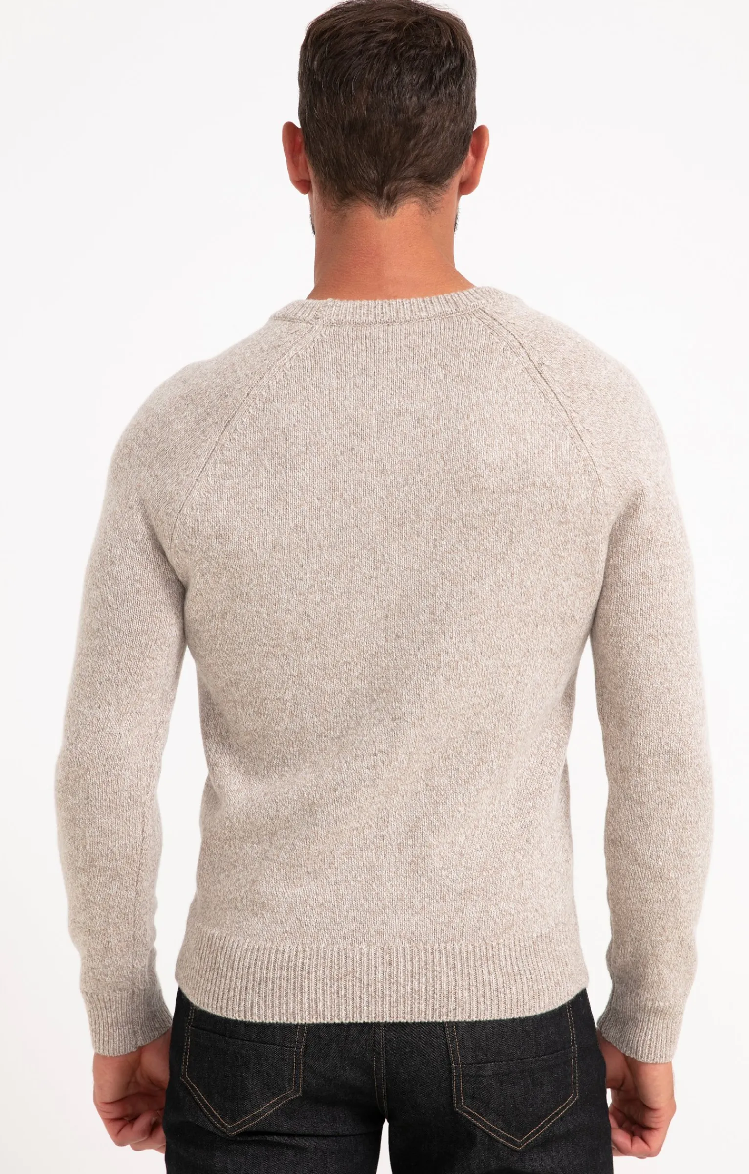 Pulls & Gilets<Armand Thiery Pull col rond torsadé - Beige