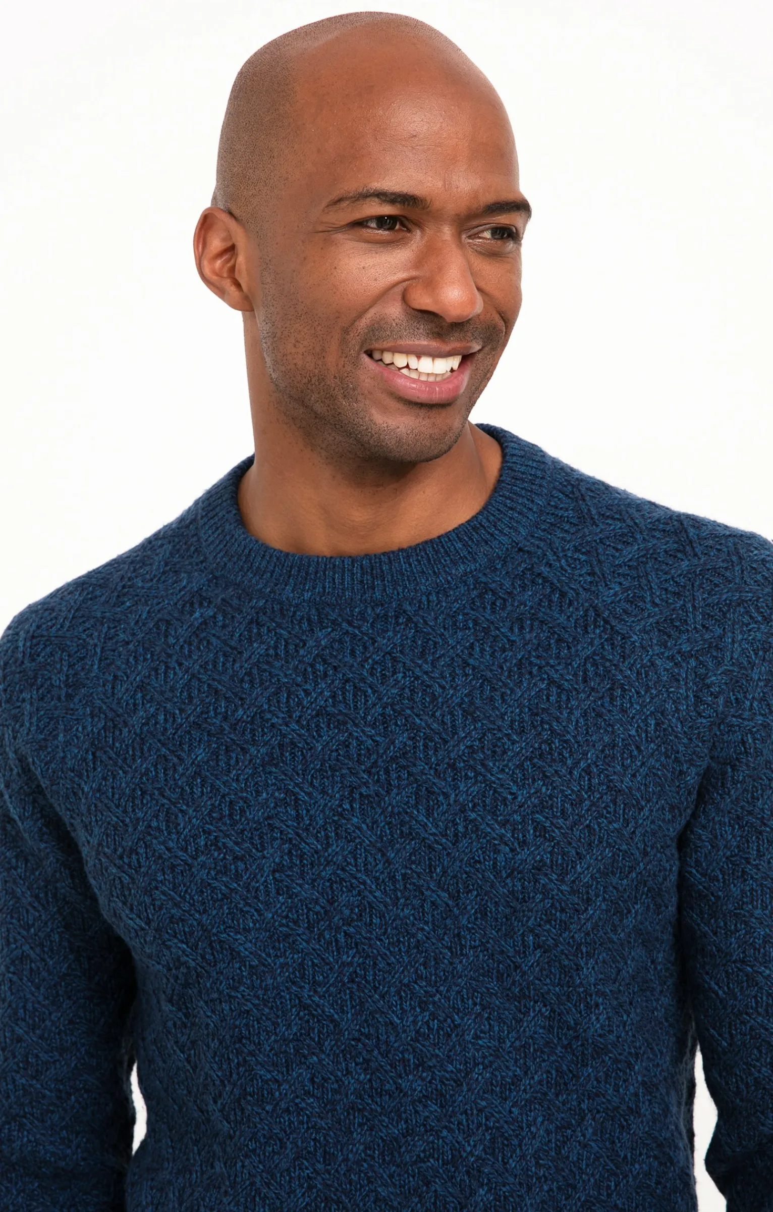 Pulls & Gilets<Armand Thiery Pull col rond torsadé - Pétrole