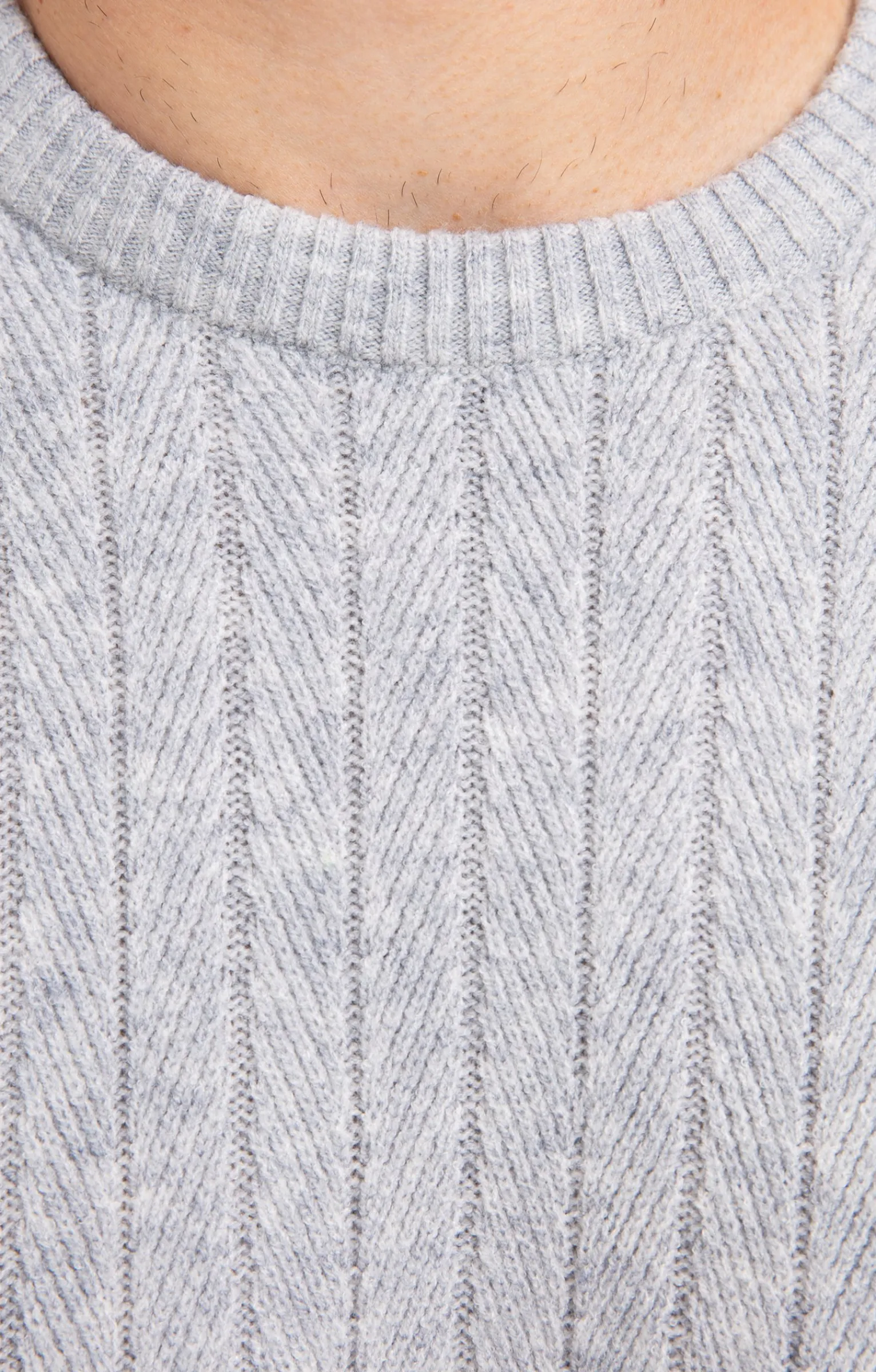 Pulls & Gilets<Armand Thiery Pull col rond uni - Grisclair