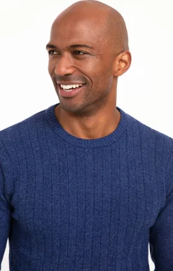 Pulls & Gilets<Armand Thiery Pull col rond uni - Bleudur