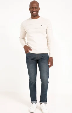 Pulls & Gilets<Armand Thiery Pull col rond uni - Écru