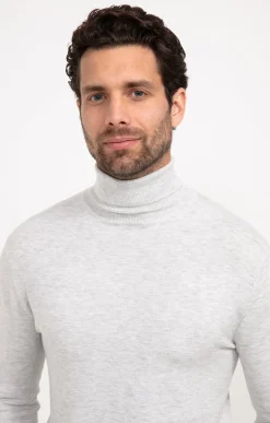 Pulls & Gilets<Armand Thiery Pull col roulé uni - Écru
