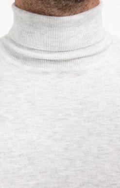 Pulls & Gilets<Armand Thiery Pull col roulé uni - Écru