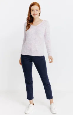 Pulls & Cardigans<Armand Thiery Pull col V - Rose