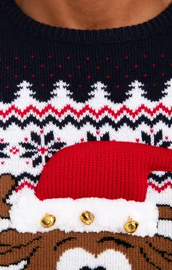 Pulls & Gilets<Armand Thiery Pull de Noël CERF - Marine