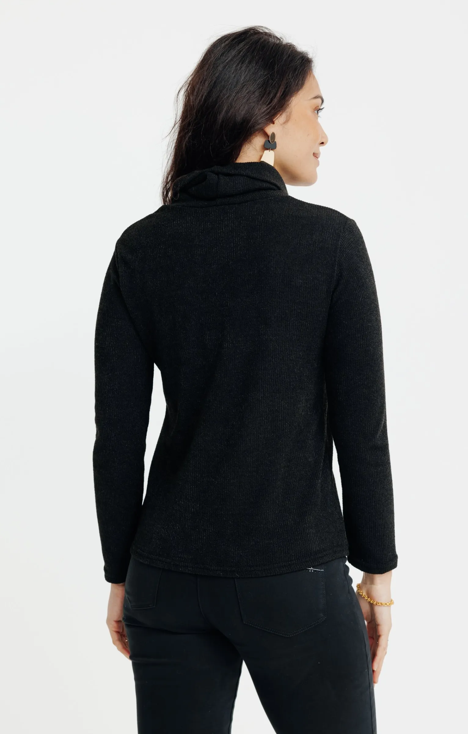 Pulls & Cardigans<Armand Thiery PULL DETAILS MACRAME - Noir