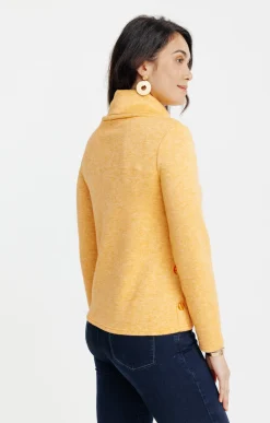 Pulls & Cardigans<Armand Thiery Pull détails bas de corps - Ocre