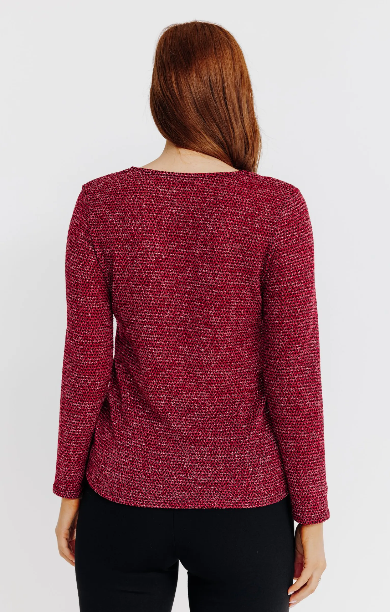 Pulls & Cardigans<Armand Thiery Pull détails dentelle - Bordeaux
