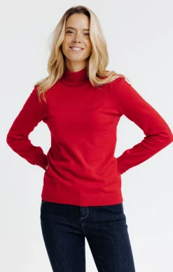 Pulls & Cardigans<Armand Thiery Pull détails festons - Rouge